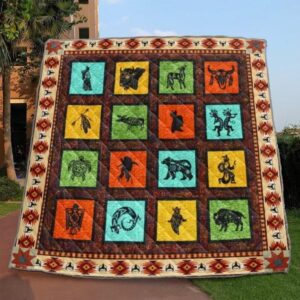 Native Quilt Blanket Yct8  Quilt
